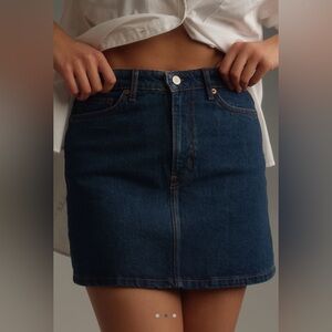 EUC Reformation Lydia Denim Mini Skirt // Size 32